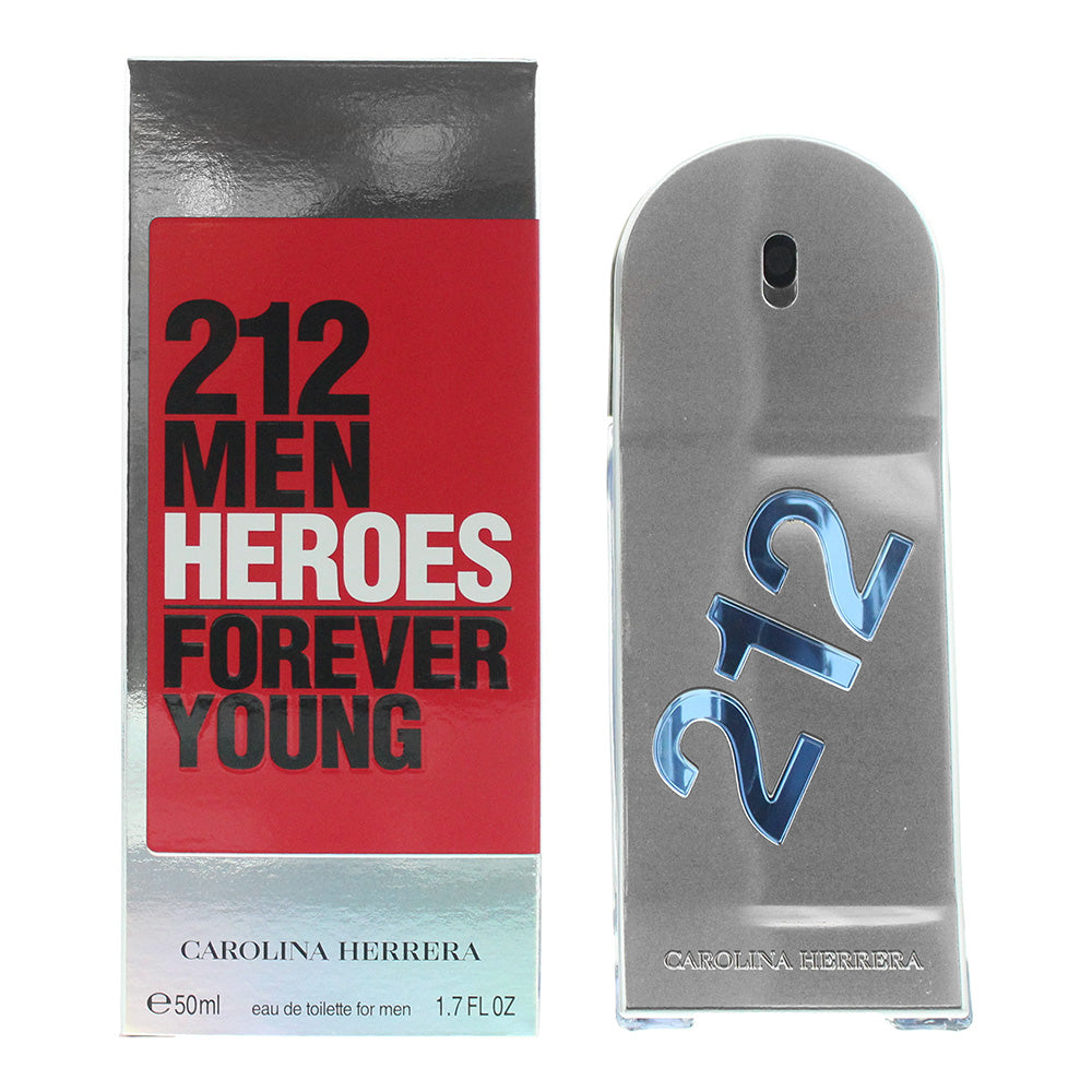 Carolina Herrera 212 Men De Young Forever Eau Toilette Heroes 50ml